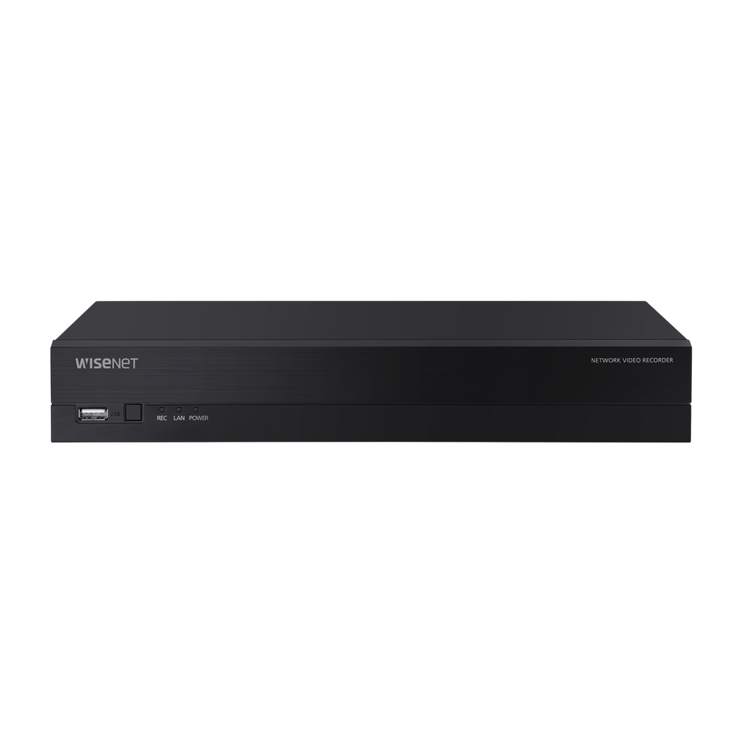 Grabador NVR Hanwha XRN-420S: 4 Canales, 8MP y 4 Puertos PoE