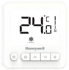 Termostato de Pared WS8 para Unidades Fan Coil (100-240VAC) | Honeywell