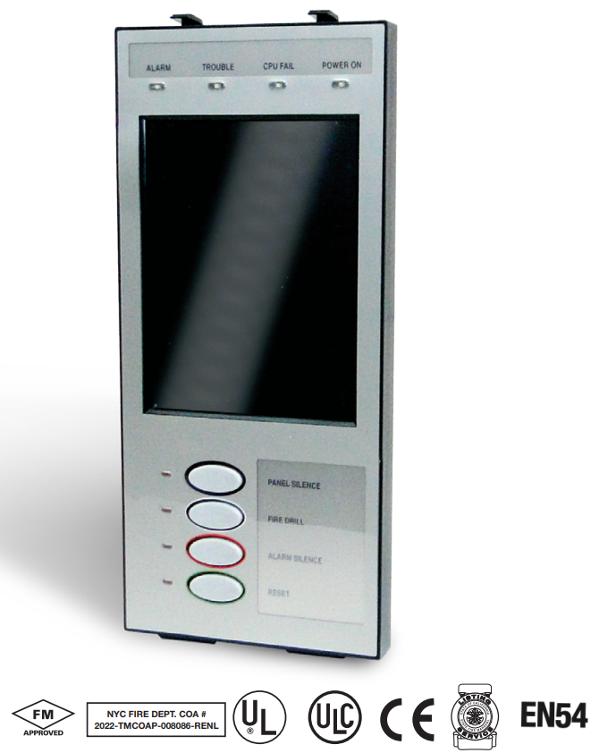 Edwards EST4 4-LCD | Pantalla Táctil a Color para Control de Sistemas de Incendio Edwards EST4 4-LCD | Pantalla Táctil a Color para Control de Sistemas de Incendio - Imagen 1