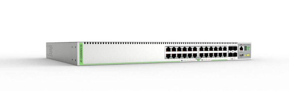 Allied Telesis GS980MX | Switch Capa 3 Lite Apilable con Multi-Gigabit y PoE++ Allied Telesis GS980MX | Switch Capa 3 Lite Apilable con Multi-Gigabit y PoE++ - Imagen 1