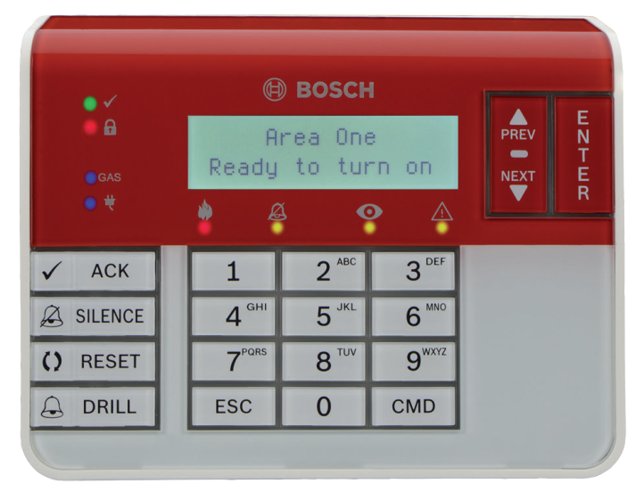 Bosch B926F | Teclado de Incendio Alfanumérico SDI2 para Alarma Bosch Bosch B926F | Teclado de Incendio Alfanumérico SDI2 para Alarma Bosch - Imagen 1
