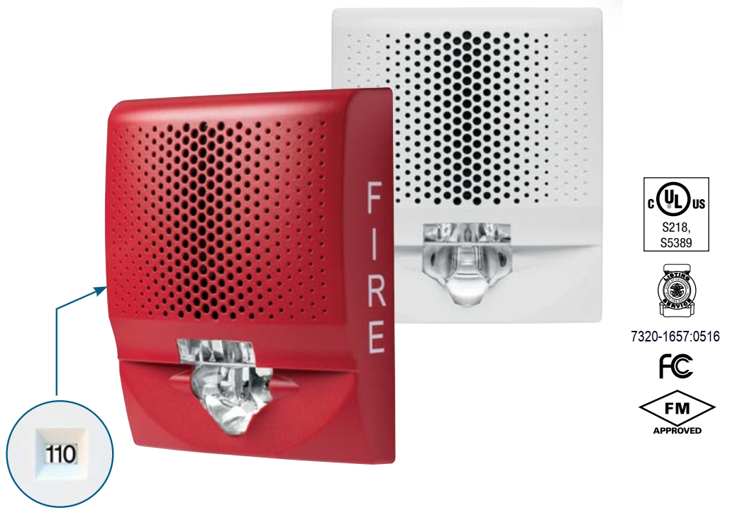 Edwards Genesis LED G4S | Bocina-Estrobo de Pared de Bajo Perfil y Alta Eficiencia Edwards Genesis LED G4S | Bocina-Estrobo de Pared de Bajo Perfil y Alta Eficiencia - Imagen 1