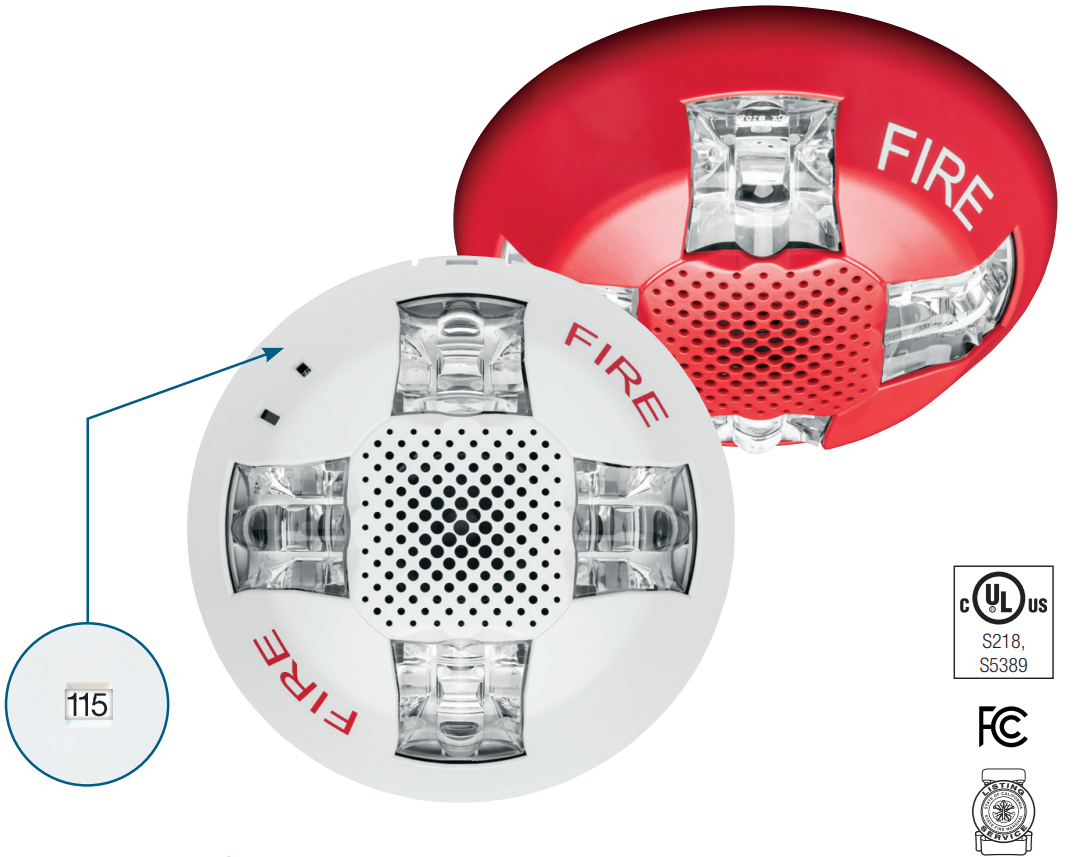 Edwards Genesis LED GCAVRF-SP | Estrobo de Techo de Alta Eficiencia - FUEGO Edwards Genesis LED GCAVRF-SP | Estrobo de Techo de Alta Eficiencia - FUEGO - Imagen 1